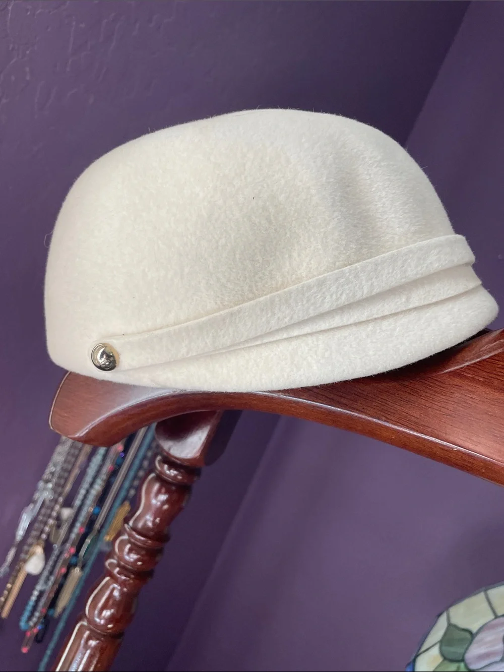 HELEN KAMINSKI WOOL NEWSBOY CAP